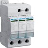Hager Разрядник защиты от перенапряжения класс С 3P steck.40kA Anz+Kont SPN517