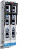 Hager Рубильник-держатель предохранителей NH3 двойной 3x(2x630)A 690В AC21B, уст. на Cu шины с дист. 185 мм LVDR1260CPX