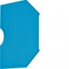 Hager Принадлежность для наборных клемм Изолятор торцевой для KXA02NH,KXA04NH, синий KWE01B