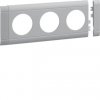 Hager крышка 3-сторонняя STD OT длиной 80 мм GB080307035
