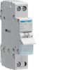 Hager Переключатель I-II, 1P, Ie=25A, общая точка снизу, ширина 1M SFL125