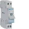 Hager Переключатель I-0-II, 1P, Ie=40A, общая точка сверху, ширина 1M SFT140