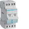 Hager Переключатель I-0-II, 2P, Ie=32A, общие точки снизу, ширина 2M SFB232
