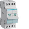 Hager Переключатель I-II, 2P, Ie=32A, общие точки снизу, ширина 2M SFL232