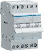 Hager Переключатель I-0-II, 3P, Ie=40A, общие точки сверху, ширина 3M SFT340