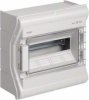 Hager Щиток Vector IP65 для уличной установки до -25°С IK07, прозрачная дв., без клеммников, ёмкость 1x12М VE112SN